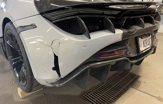 Repair of a 2023 McLaren