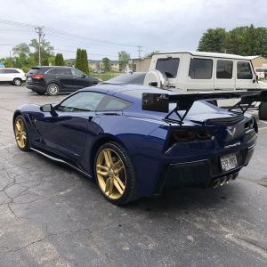 Customized 2019 Chevrolet Corvette C7 Stingray with Paint Protection