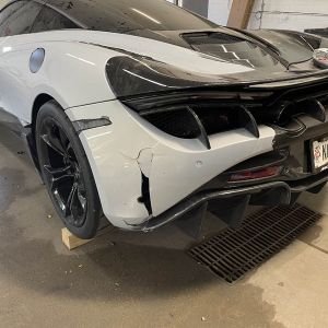 Damage on a 2023 McLaren 720S